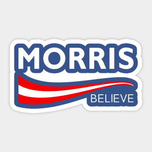 Morris on Blues Sticker